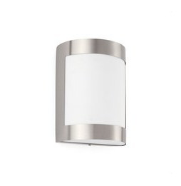 FARO - Aplique exterior CELA-1 E27 40W inoxidable