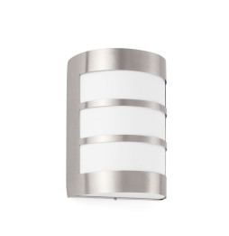 FARO - Aplique exterior CELA-2 E27 40W inoxidable