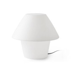 FARO - Luminaria sobremesa exterior VERSUS-E E27 15W blanco