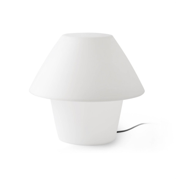 FARO - Luminaria sobremesa exterior VERSUS-E E27 15W blanco