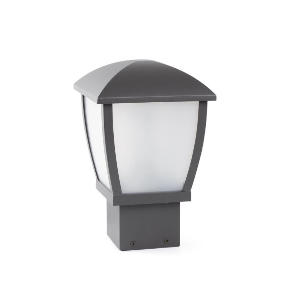 FARO - Luminaria sobremuro MINI WILMA E27 11W gris oscuro