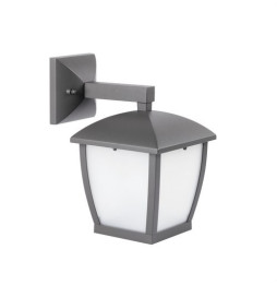 FARO - Aplique exterior MINI WILMA E27 11W gris oscuro