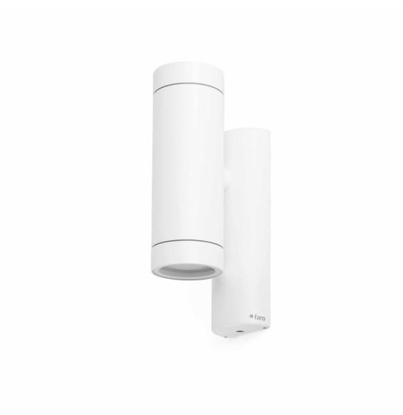 FARO - Aplique exterior STEPS GU10 35W blanco