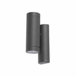 FARO - Aplique exterior STEPS GU10 35W gris oscuro