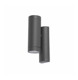 FARO - Aplique exterior STEPS GU10 35W gris oscuro