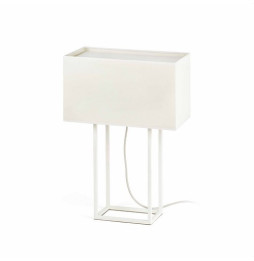 FARO - Luminaria sobremesa VESPER E27 20W blanco
