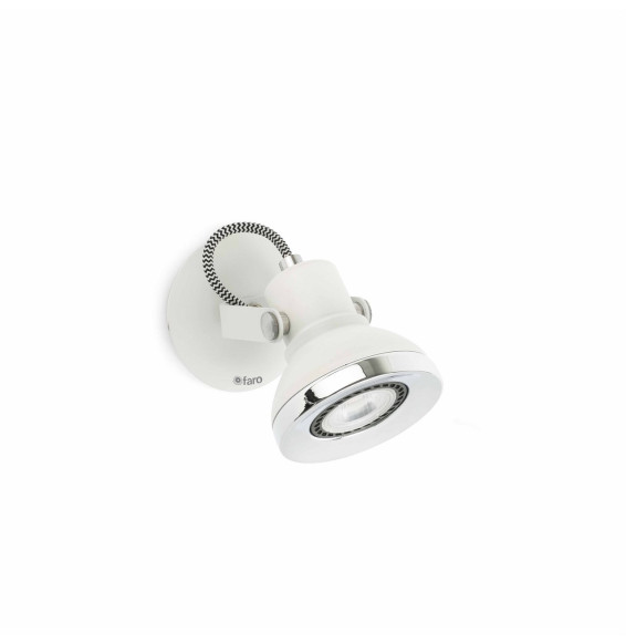 FARO - Aplique RING-1 GU10 blanco
