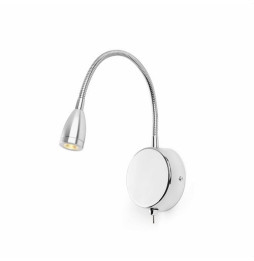 FARO - Aplique LOKE lector LED 3W 3000K cromo