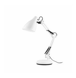 FARO - Luminaria flexo GRU E27 11W blanco
