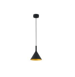 FARO - Luminaria PAM-P LED 11W 3000K negro/oro
