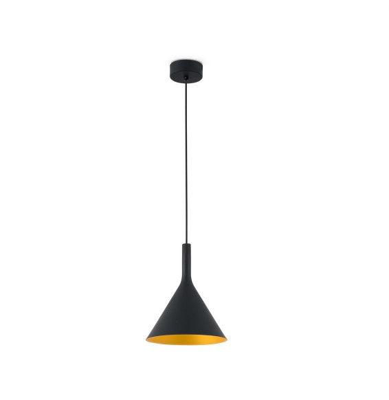 FARO - Luminaria PAM-G LED 24W 3000K negro/oro