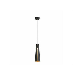 FARO - Luminaria PLUMA LED 6W 3000K negro/oro