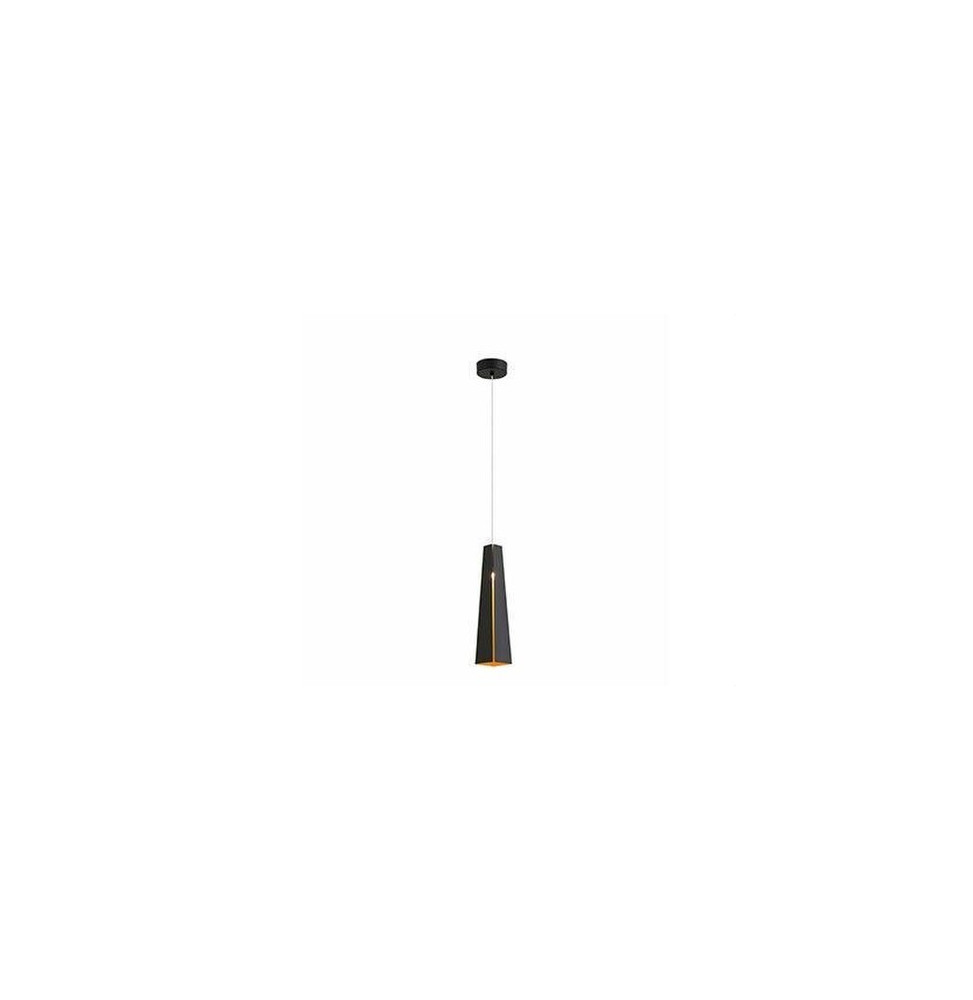 FARO - Luminaria PLUMA LED 6W 3000K negro/oro