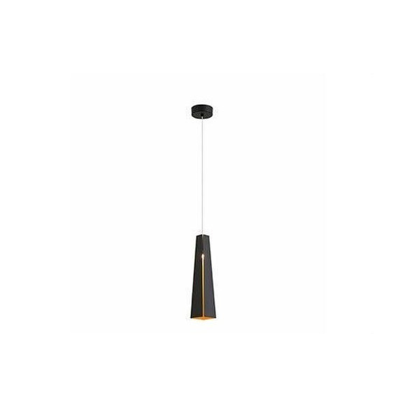 FARO - Luminaria PLUMA LED 6W 3000K negro/oro