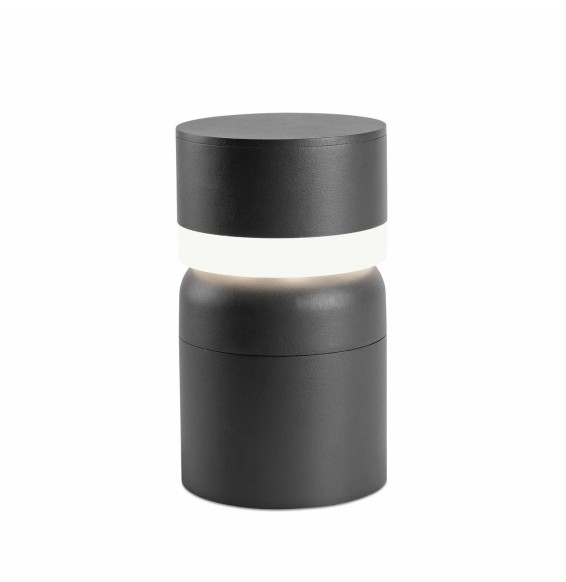FARO - Baliza SETE LED 6W 3000K H25 gris