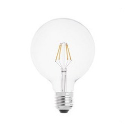 FARO - Lámpara globo filamento LED E27 4W 2700K