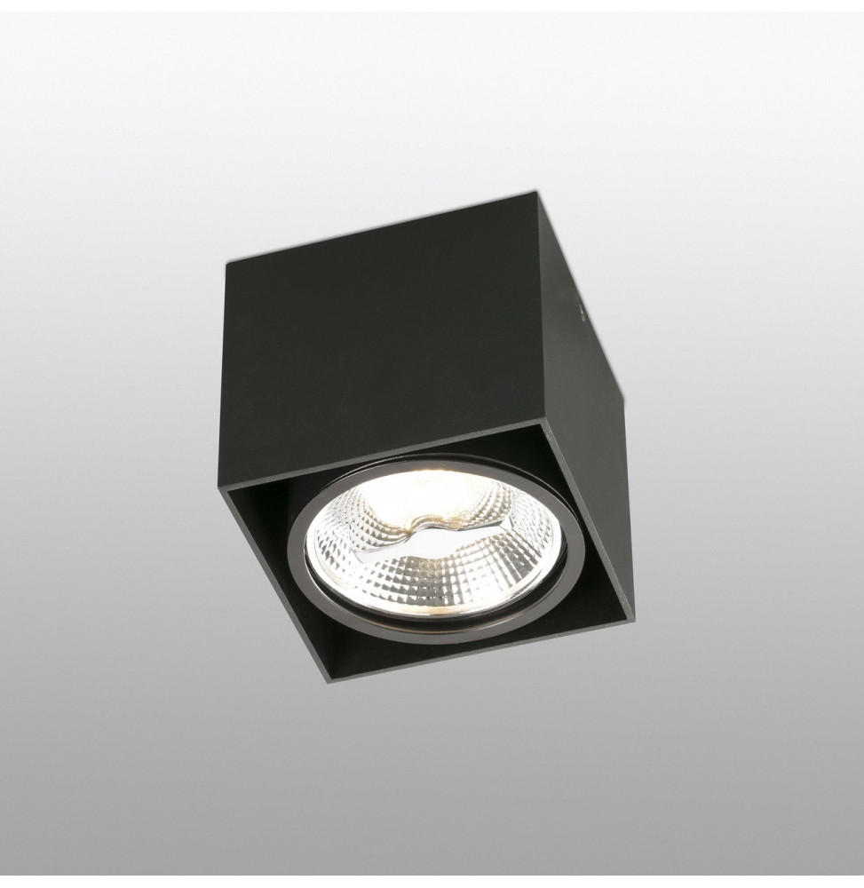 FARO - Plafón TECTO AR111 100W negro