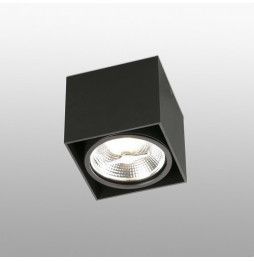 FARO - Plafón TECTO AR111 100W negro
