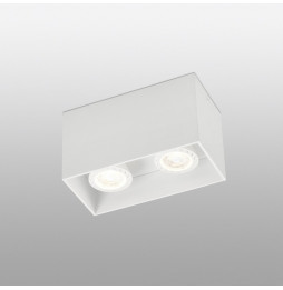 FARO - Plafón TECTO GU10 50W blanco