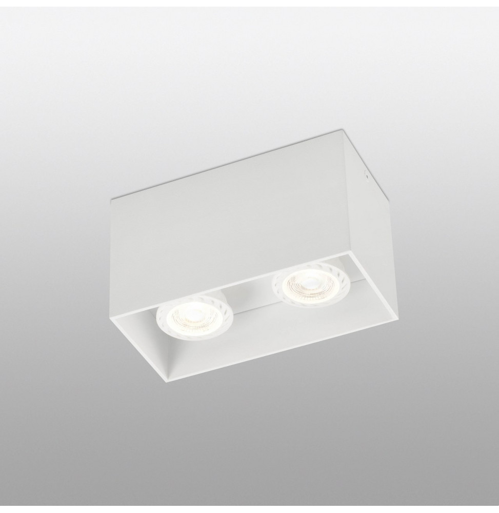 FARO - Plafón TECTO GU10 50W blanco