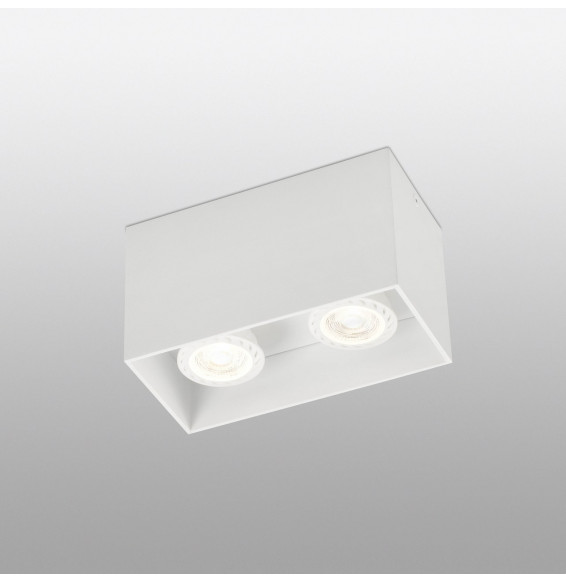 FARO - Plafón TECTO GU10 50W blanco