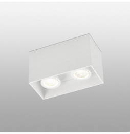 FARO - Plafón TECTO GU10 50W blanco