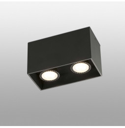 FARO - Plafón TECTO GU10 50W negro