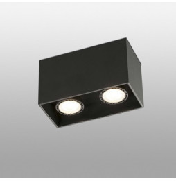FARO - Plafón TECTO GU10 50W negro