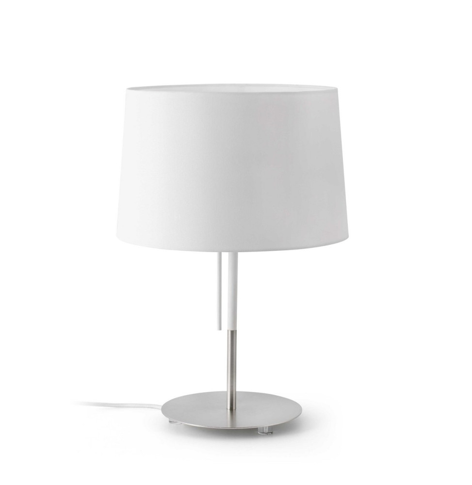 FARO - Luminaria sobremesa VOLTA E27 20W 2700K blanco