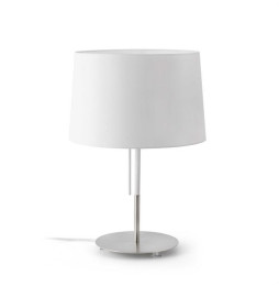 FARO - Luminaria sobremesa VOLTA E27 20W 2700K blanco