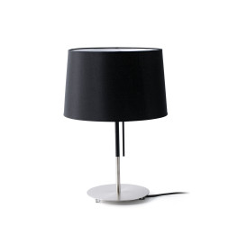 FARO - Luminaria sobremesa VOLTA E27 20W 2700K negro