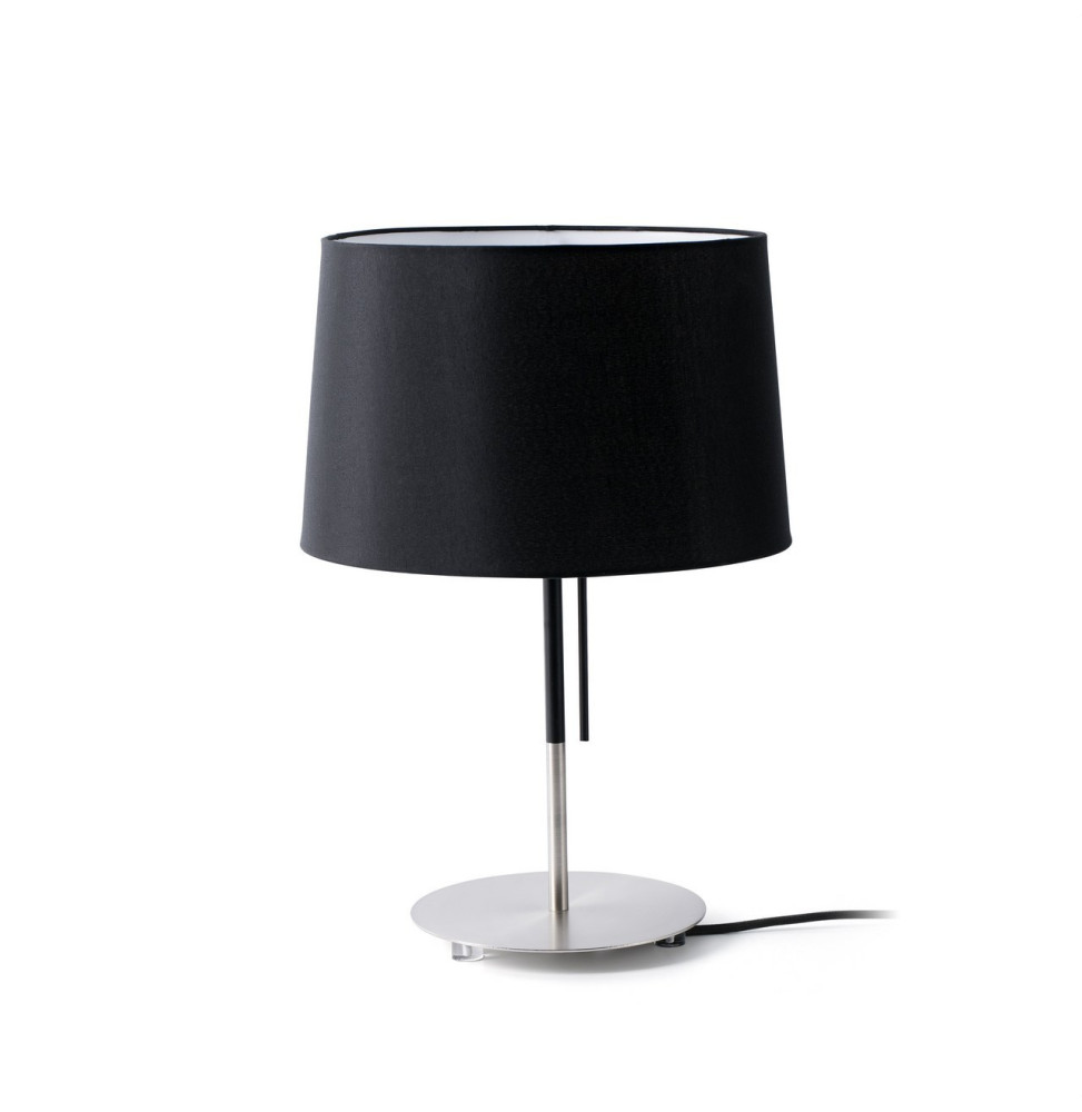 FARO - Luminaria sobremesa VOLTA E27 20W 2700K negro
