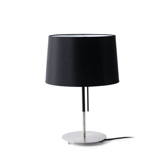 FARO - Luminaria sobremesa VOLTA E27 20W 2700K negro