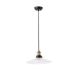 FARO - Luminaria suspendida HALITA E27 60W transparente