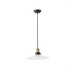 FARO - Luminaria suspendida HALITA E27 60W transparente