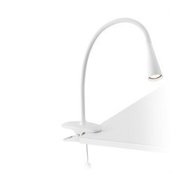 FARO - Lámpara flexo con pinza LENA LED 5W 4000K blanco