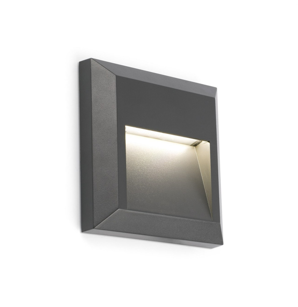 FARO - Aplique GRANT-C LED 3000K gris oscuro
