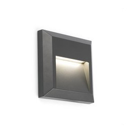 FARO - Aplique GRANT-C LED 3000K gris oscuro