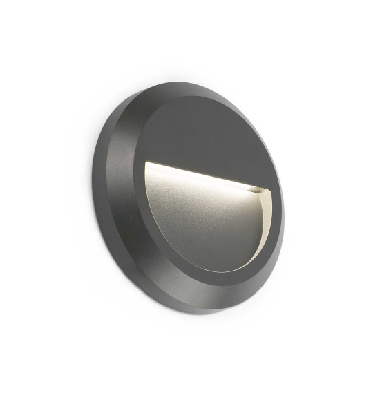 FARO - Aplique GRANT-R LED 3000K gris oscuro