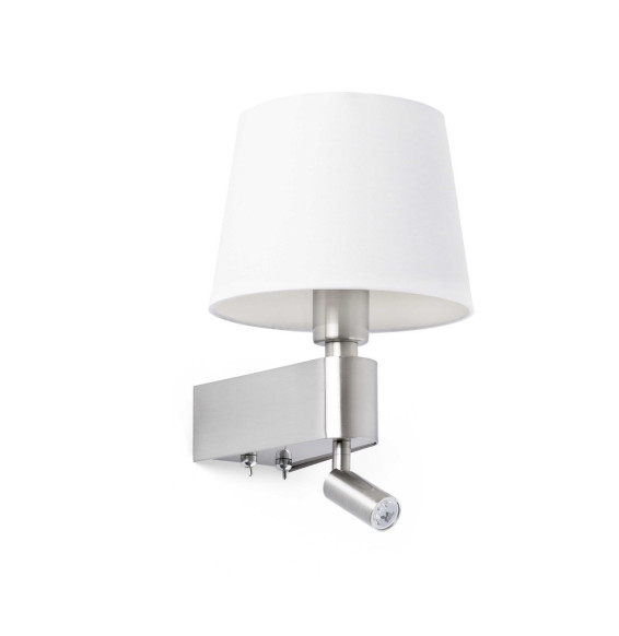 FARO - Aplique ROOM con lector LED 2700K blanco
