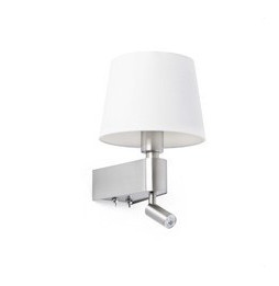 FARO - Aplique ROOM con lector LED 2700K blanco