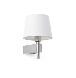 FARO - Aplique ROOM E27 60W blanco