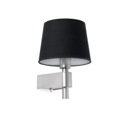 FARO - Aplique ROOM E27 60W negro