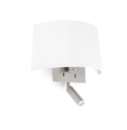 FARO - Aplique VOLTA con lector LED 20W 2700K