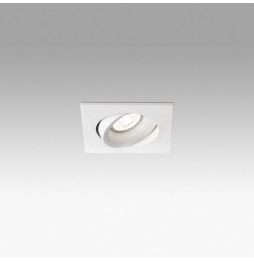 FARO - Empotrable orientable cuadrado ARGON GU10 blanco