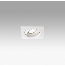 FARO - Empotrable orientable cuadrado ARGON GU10 blanco
