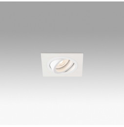 FARO - Empotrable orientable cuadrado RADON GU10 blanco