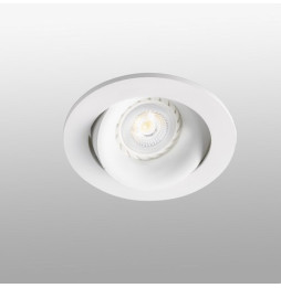 FARO - Empotrable orientable redondo ARGON GU10 blanco