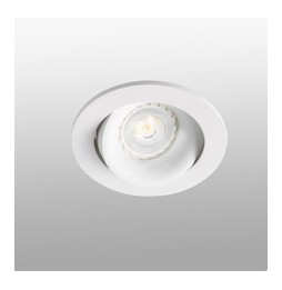 FARO - Empotrable orientable redondo ARGON GU10 blanco