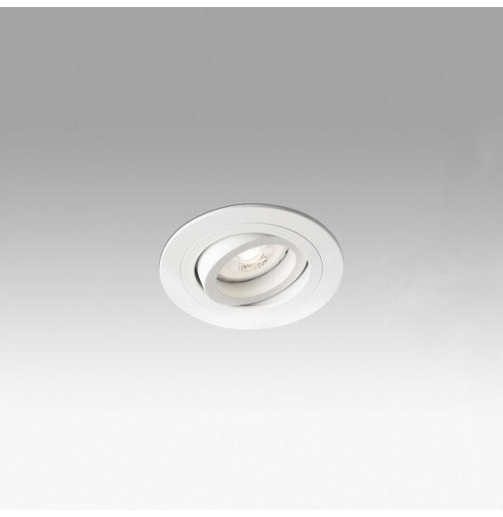 FARO - Empotrable orientable redondo RADON GU10 blanco